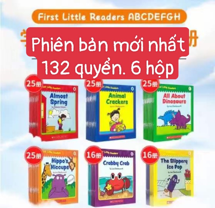 Bản nhập original 132q - First little readers 6 Levels + File nghe Mp3