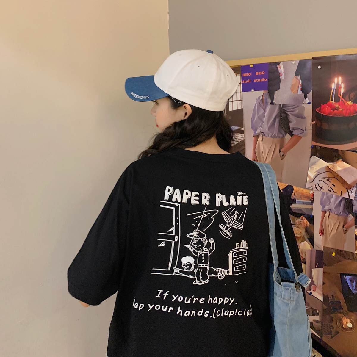 [HCM][ FULL SIZE + ẢNH THẬT  ] Áo thun tay lỡ PAPER PLANE Unisex
