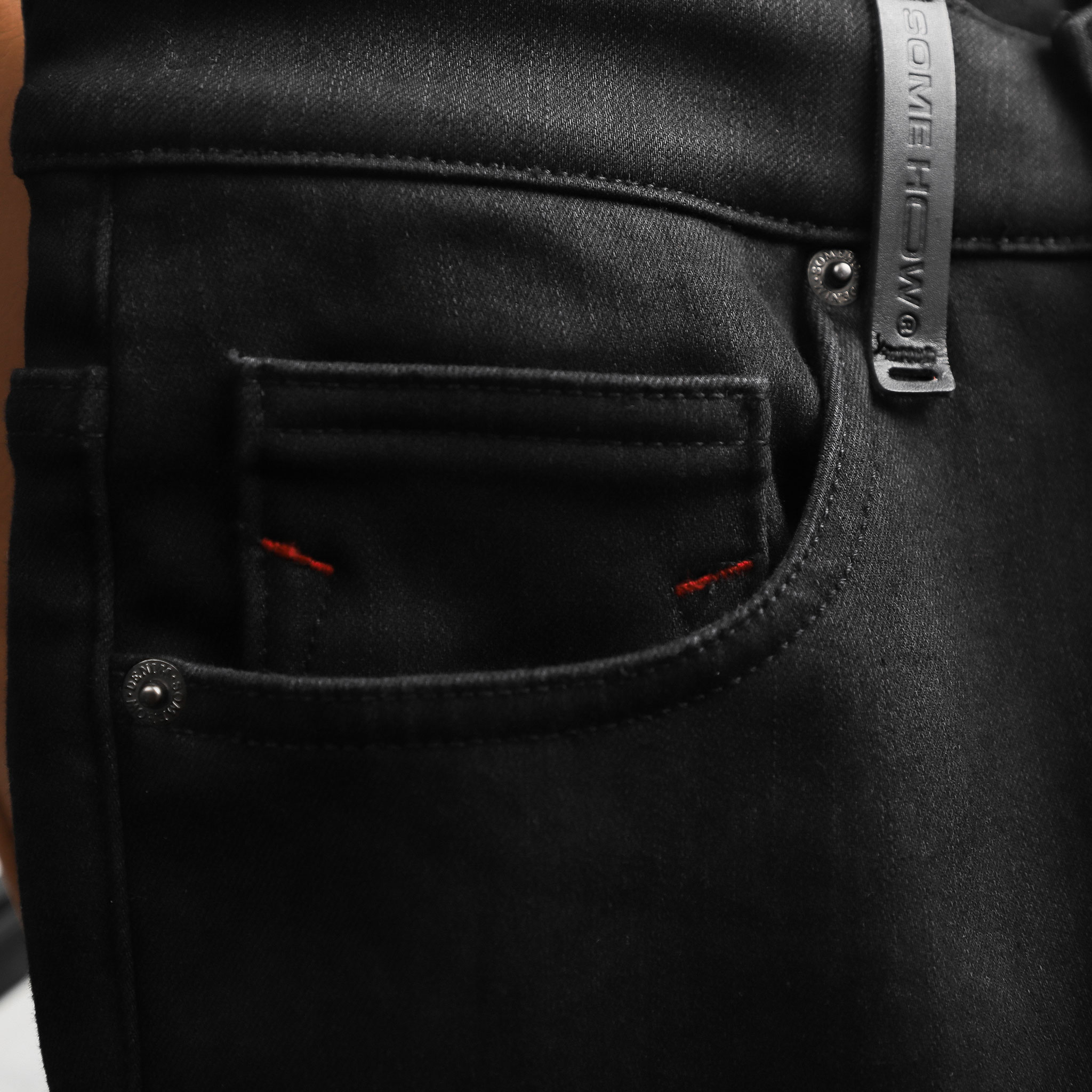 Quần Short Jean Dense Black