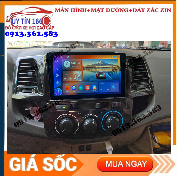 [Hỗ Trợ Lắp Đặt] Màn hình Android OLED WIFI RAM 2G ROM 32G cho xe FORTUNER 2010, công nghệ mới, dây giắc zin theo xe, Màn hình DVD cho xe FORTUNER 2015, Màn hình fortuner 2016 chất lượng, UY TÍN 166