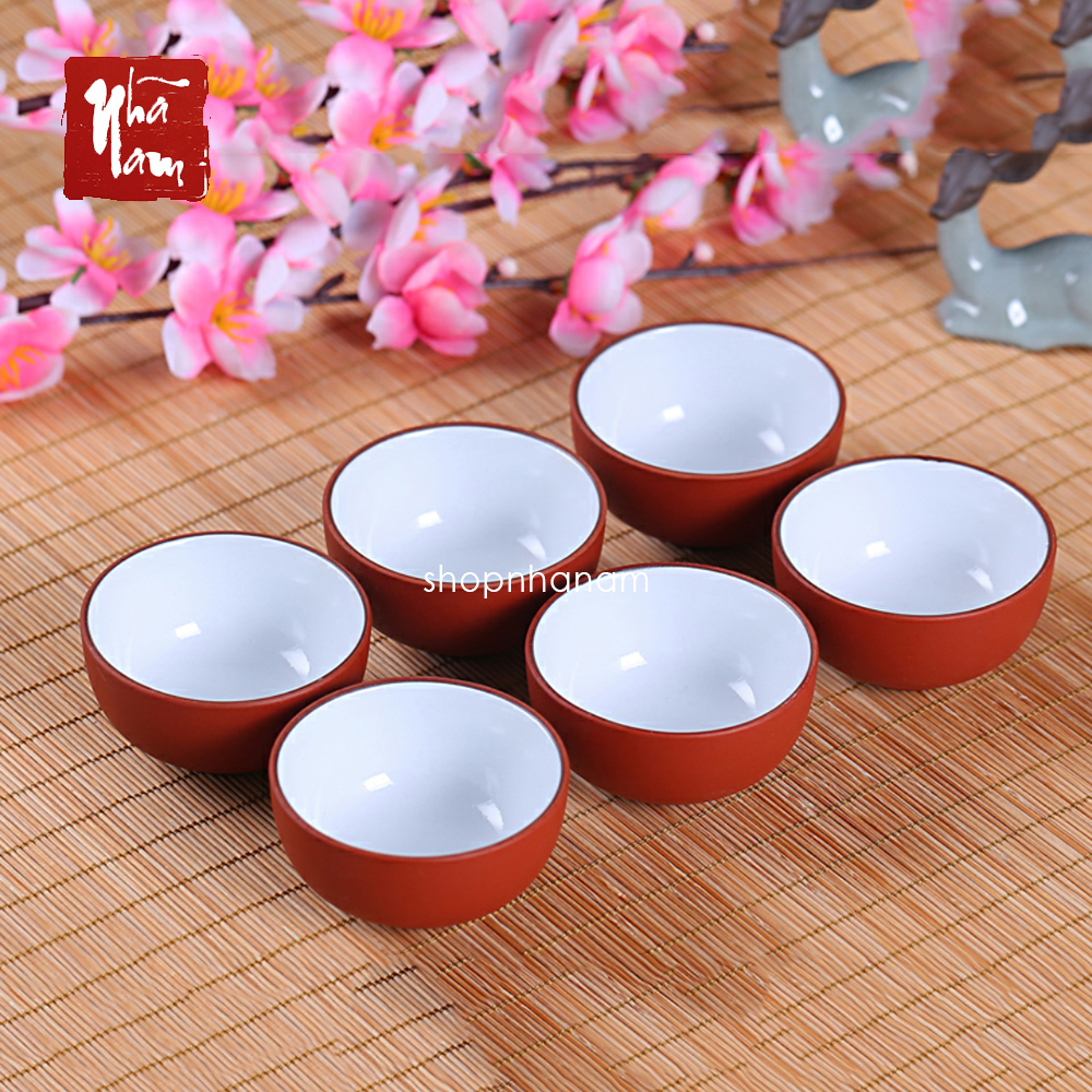 Chén trà đạo gốm tử sa, đồ chơi bàn trà - Phong Thủy Nhã Nam
