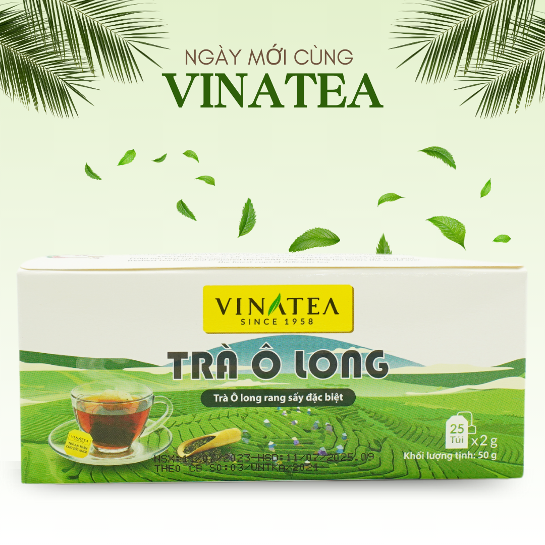 Trà Vinatea Oolong túi lọc 50g
