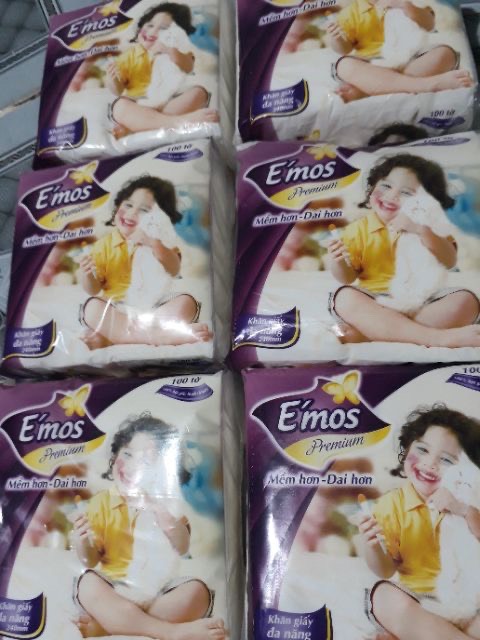 Khăn giấy Emos 100 tờ