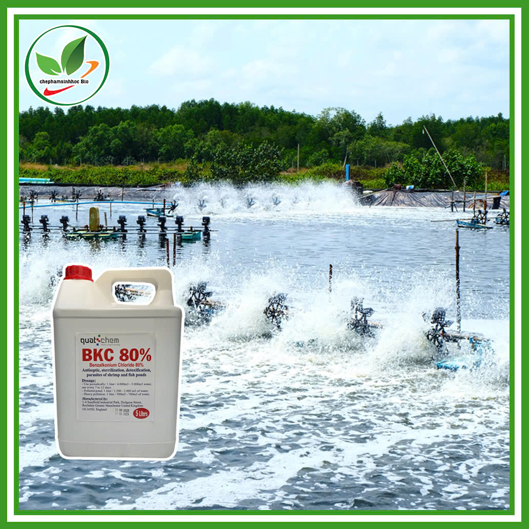 BKC 80 tôm cá ( xuất xứ : Anh). Can 5 lít
