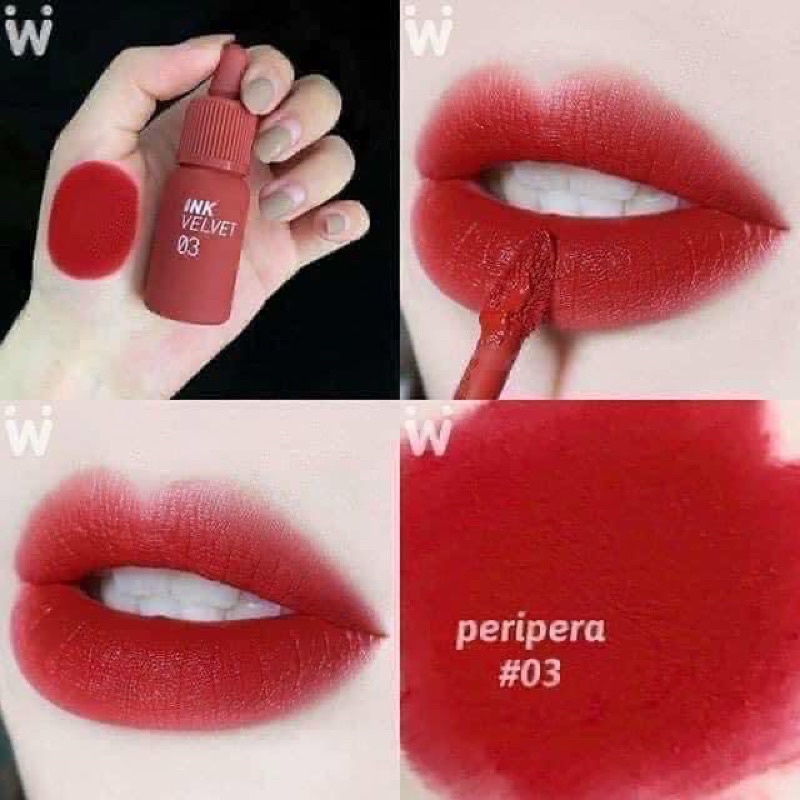 [FREE SHIP] Son Kem lỳ Peripera Ink Velvet 2023