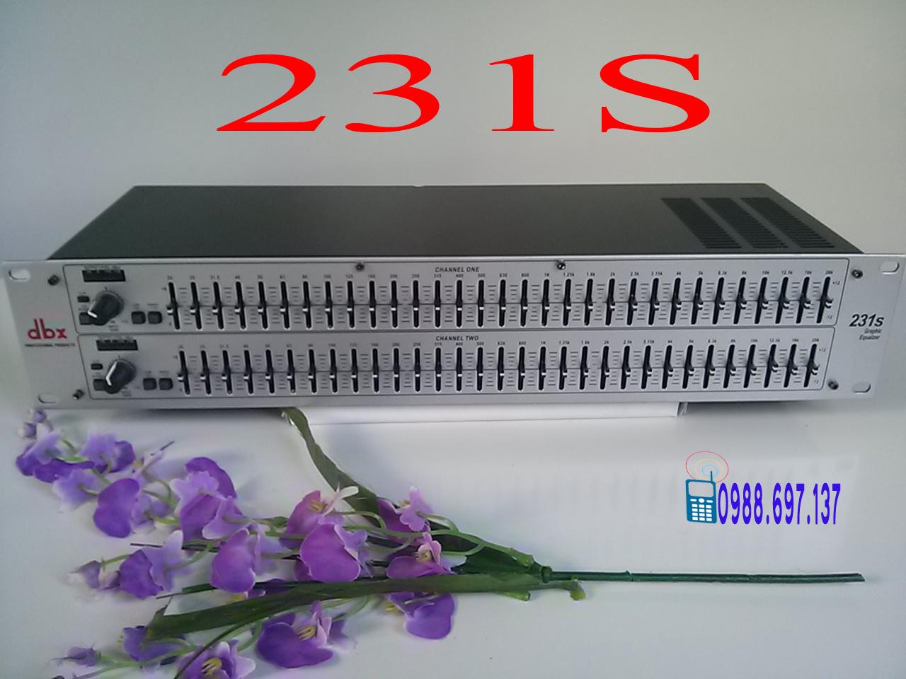 đầu lọc xì equalizer dbx 231s