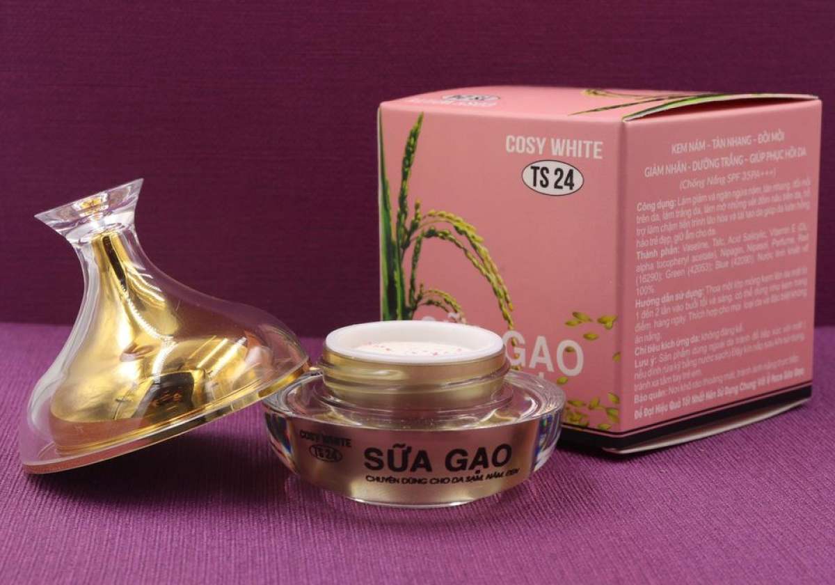 [HCM]Kem nám tàn nhang đồi mồi sữa gạo COSY WHITE chuyên dành cho da đen sạm lỗ chân lông to (18g)