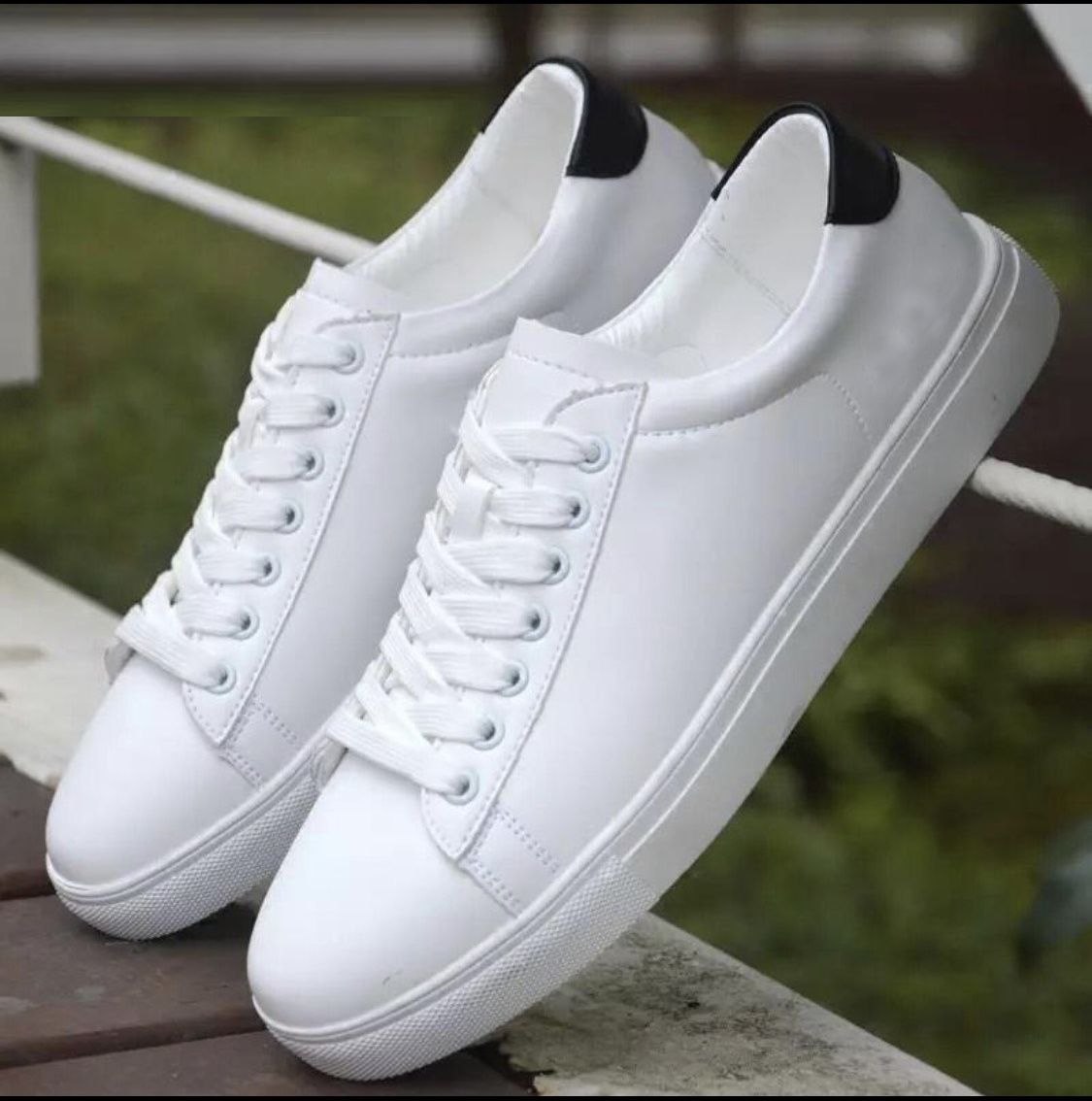 [HCM]Giày sneaker nam thể thao màu trắng mới nhất