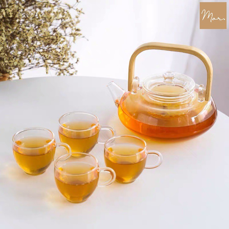 Ấm Trà Thủy Tinh Chịu Nhiệt - 800Ml