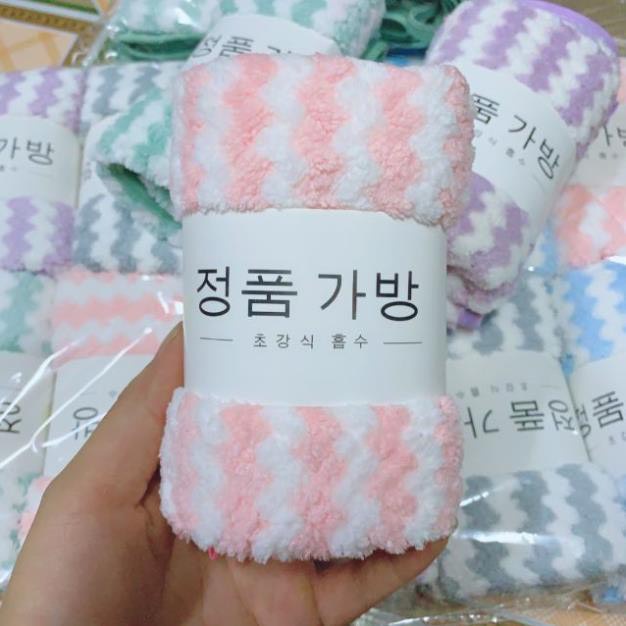 Khăn mặt lông cừu xuất Hàn quốc cao cấp
