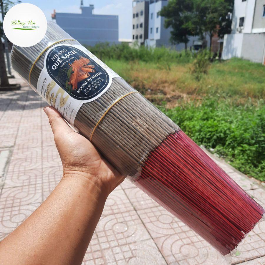 [01 Kg] Nhang Quế Sạch hương tự nhiên thơm dịu không tẩm Tinh Dầu không hóa chất, ít khói