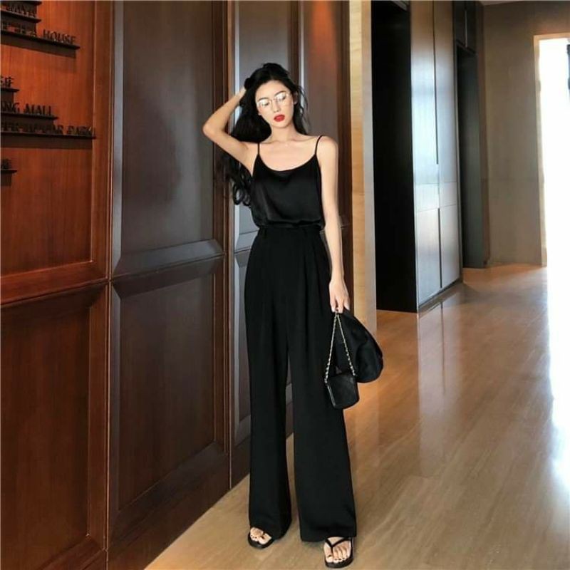 Quần ống suông đũi dài siêu đẹp