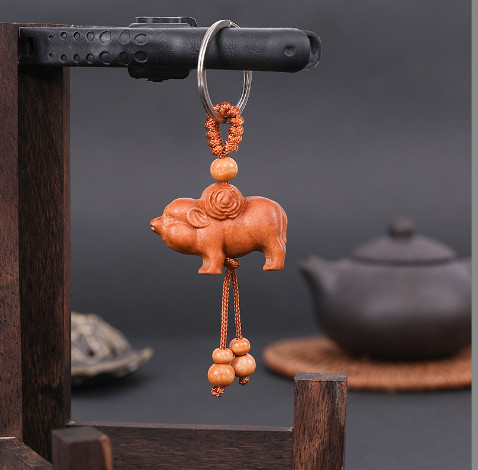 Móc khóa gỗ điêu khắc thủ công 3D độc lạ - moc khoa xe - Móc khóa gỗ loại xịn chống nước cực đẹp - Móc Khóa Gỗ Đẹp