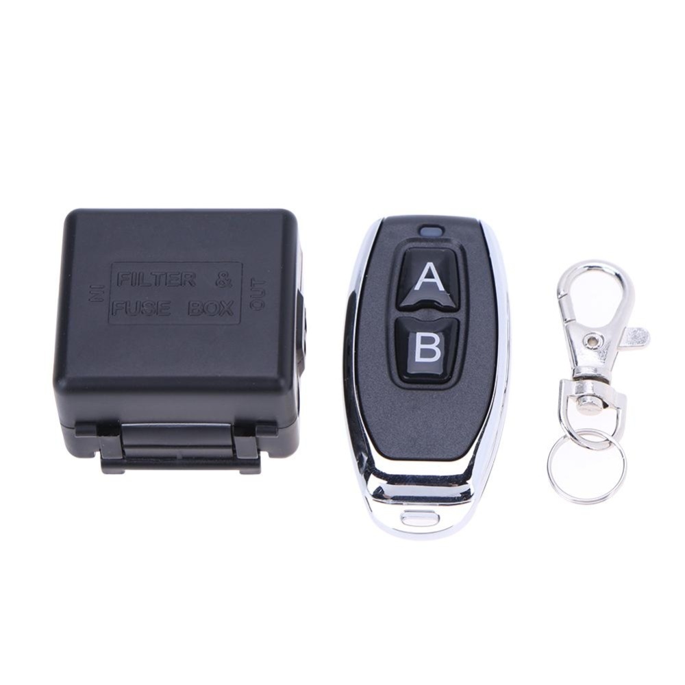 Bộ công tắc điều khiển từ xa 12V 10A tắt mở chống trộm xe máy, mô tơ , thiết bị điện 12v Dc