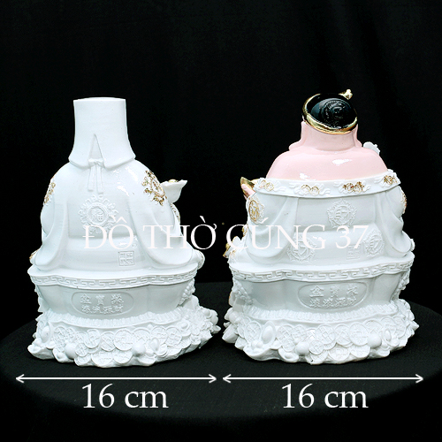 [ Cao 20 cm  MS 31 T ] TƯỢNG THẦN TÀI - THỔ ĐỊA  ÁO TRẮNG  [ Bột đá + composite ]