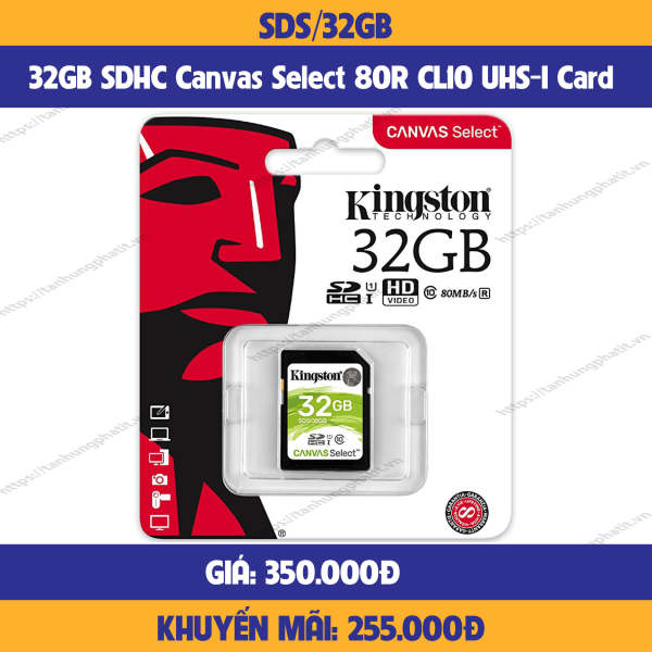 THẺ NHỚ KINGSTON SDHC SDS 32GB