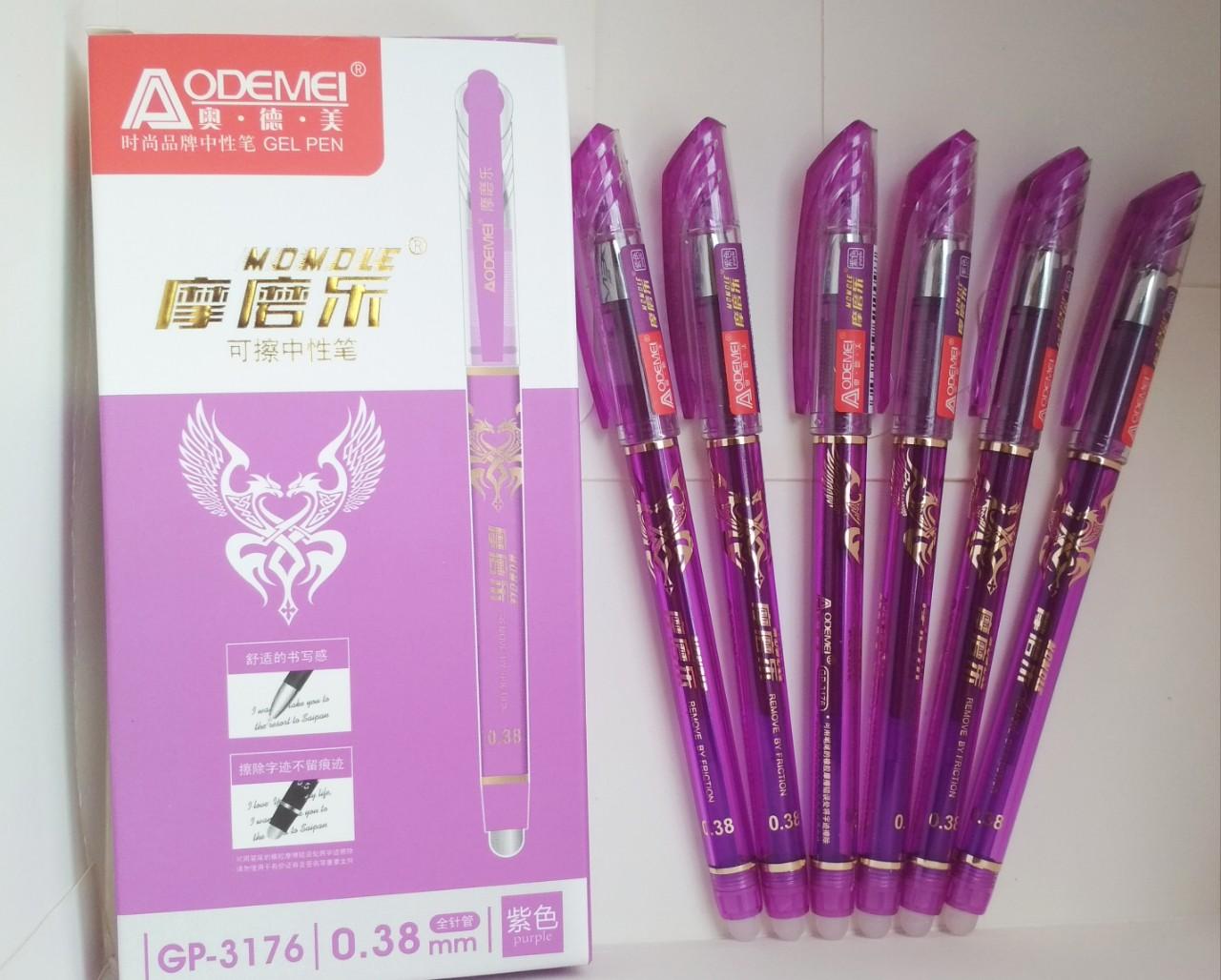 Cây Viết Gel Xóa Được Aodemei Gp-3176 - Mực tím