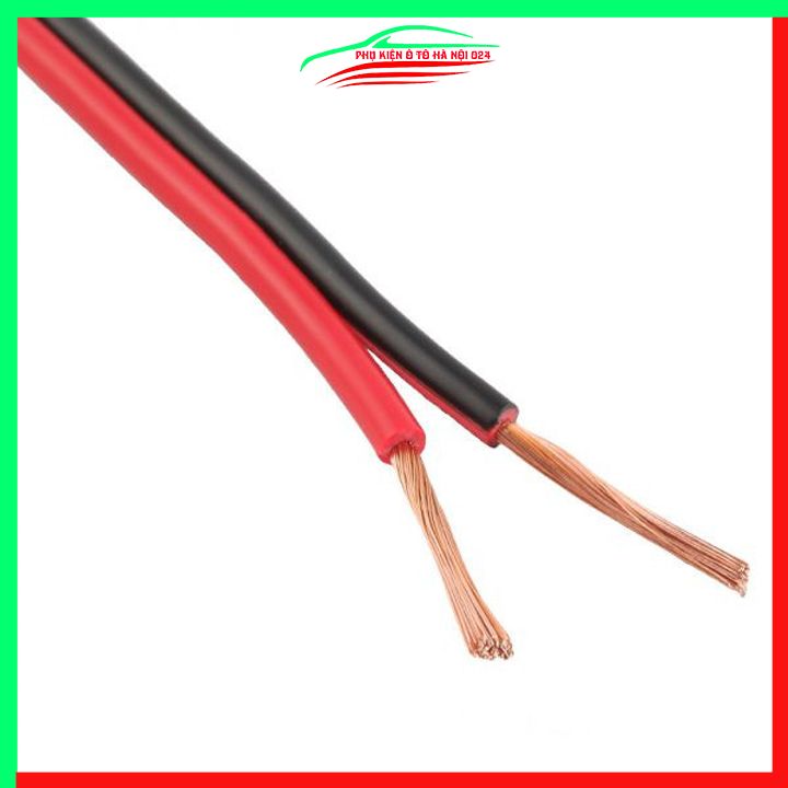 Dây điện đôi đen đỏ 18AWG lõi 0.75mm