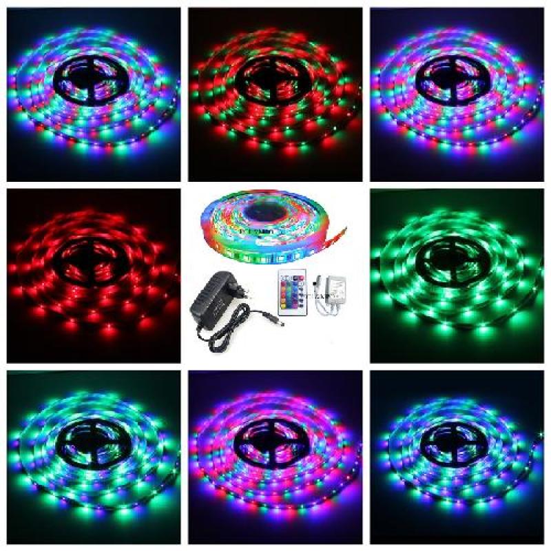 Bộ cuộn Led 5m 3528 đủ màu - đỏ, dương, lá (RGB)