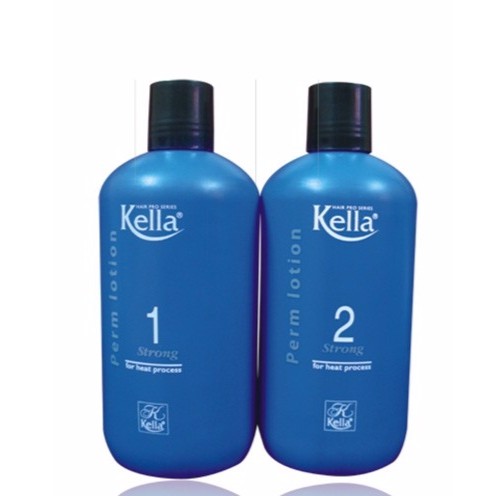 1 cặp kem uốn-dập setting Kella 500+500ml dành cho tóc khoẻ