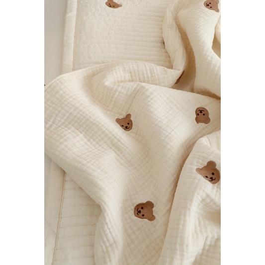 Chăn xô muslin cao cấp organic cho bé