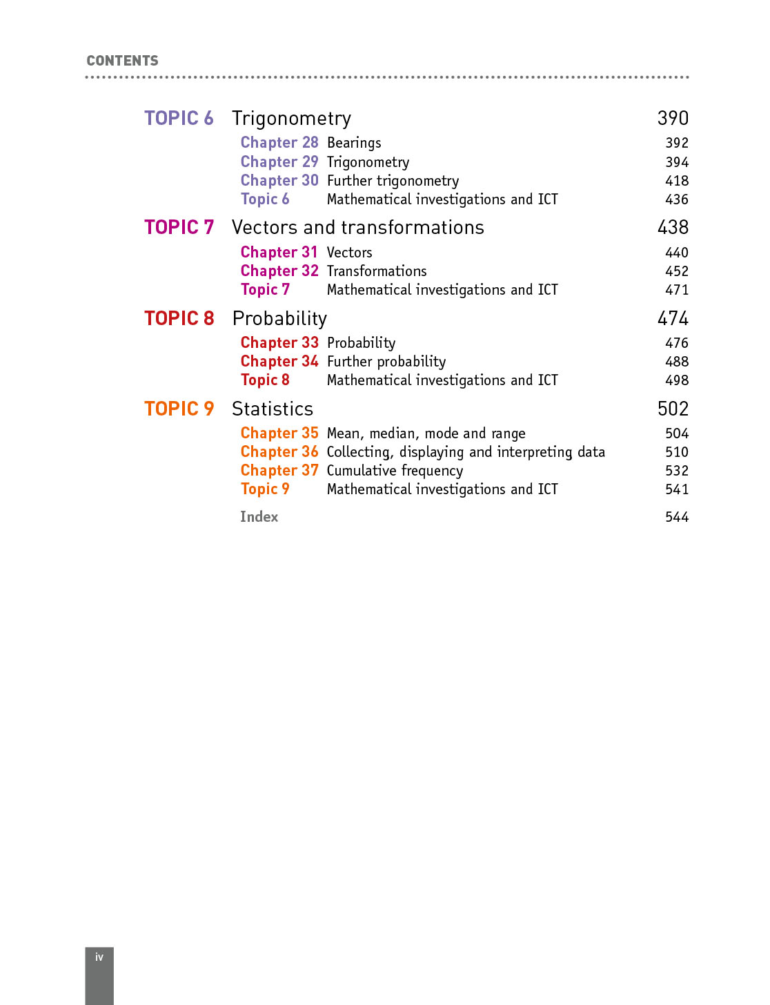 Cambridge IGCSE Mathematics Core and Extended
