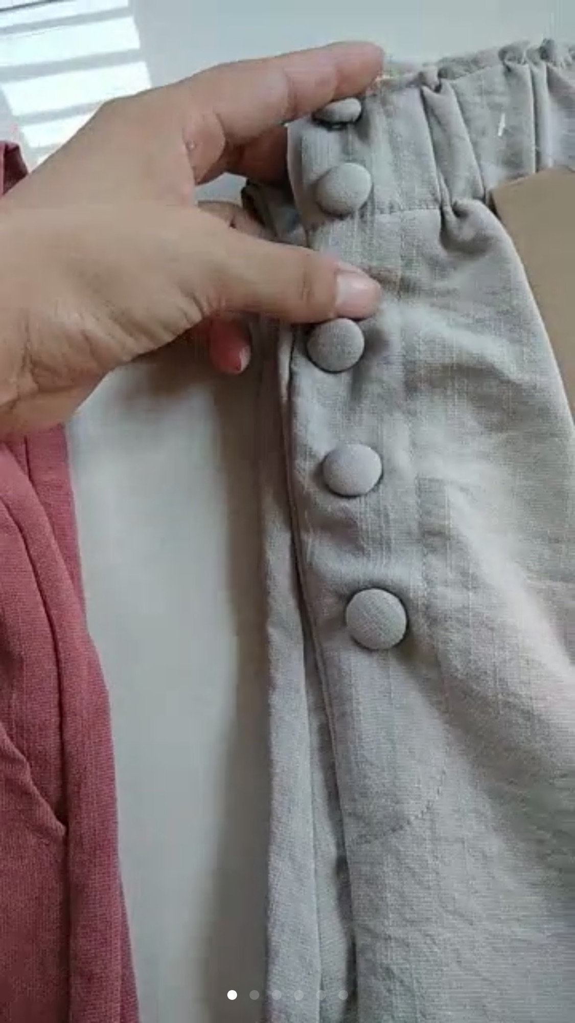 Quần đũi baggy bọc khuy