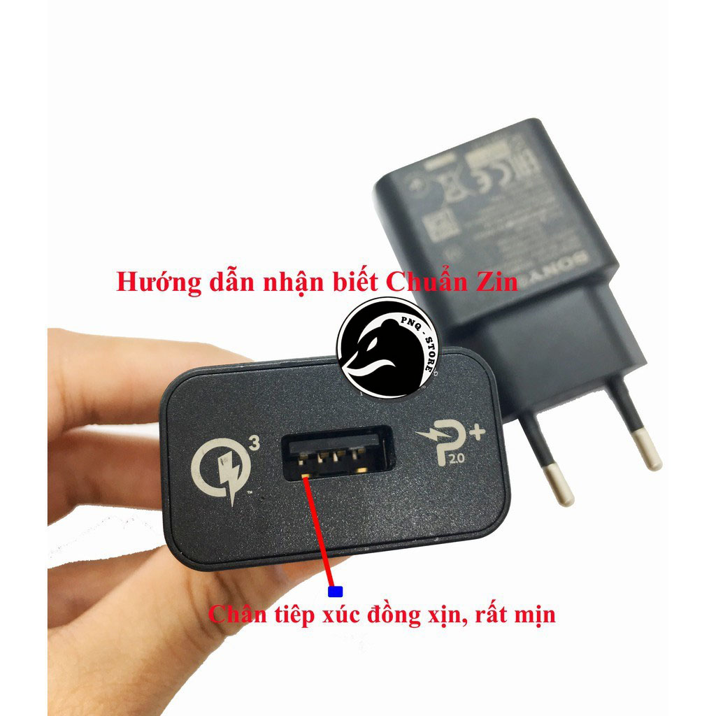 Bộ sạc nhanh SONY UCH12 (Quick Charge 3.0) cáp micro  - BH 06 tháng