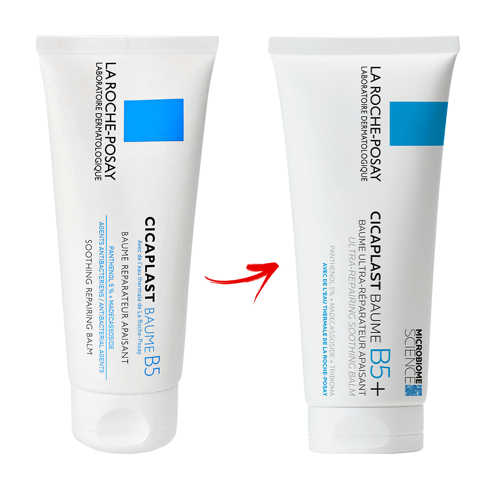 [La Roche-Posay]  Kem & Gel Dưỡng B5+ Phục Hồi Da 40ml