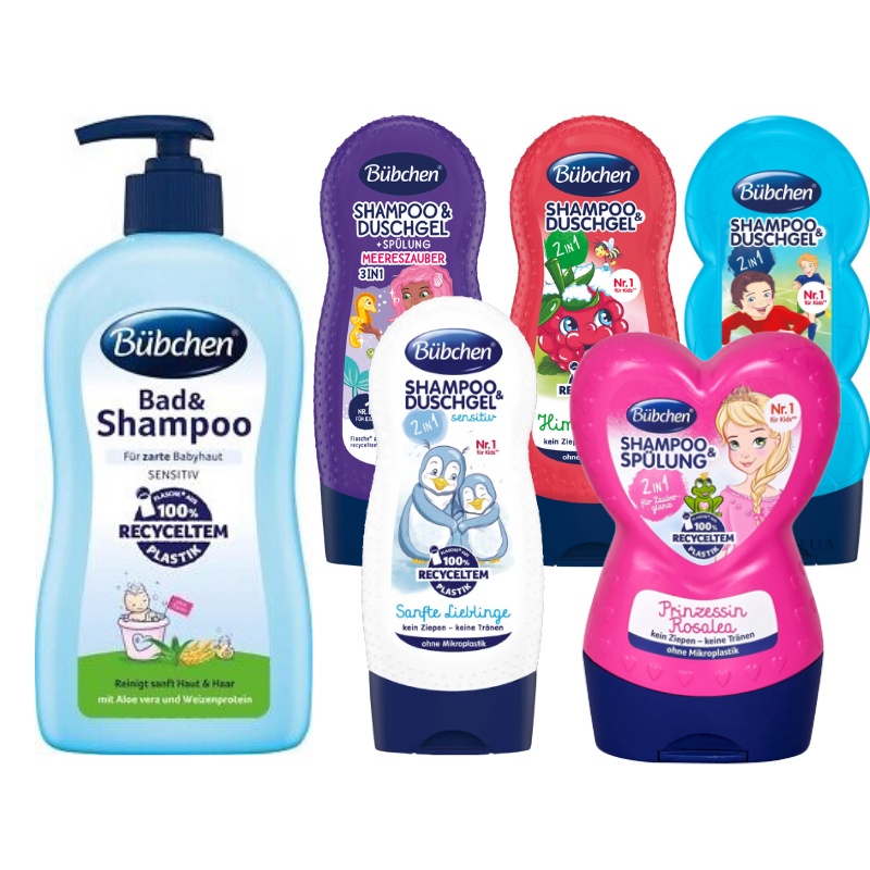 Sữa tắm gội cho bé Bubchen Nestle Đức 2in1 Lọ 230ml