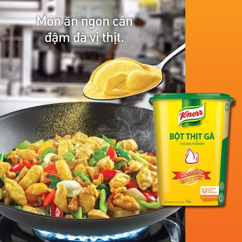 Bột thịt gà Chicken Powder Knorr hộp (1kg)