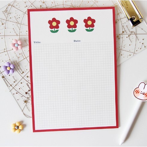 [HCM]Set 30 Giấy Ghi Chú B5 Note Xinh Xắn