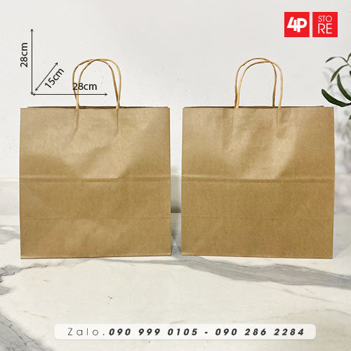10 TÚI KRAFT 120GSM - NHIỀU SIZE