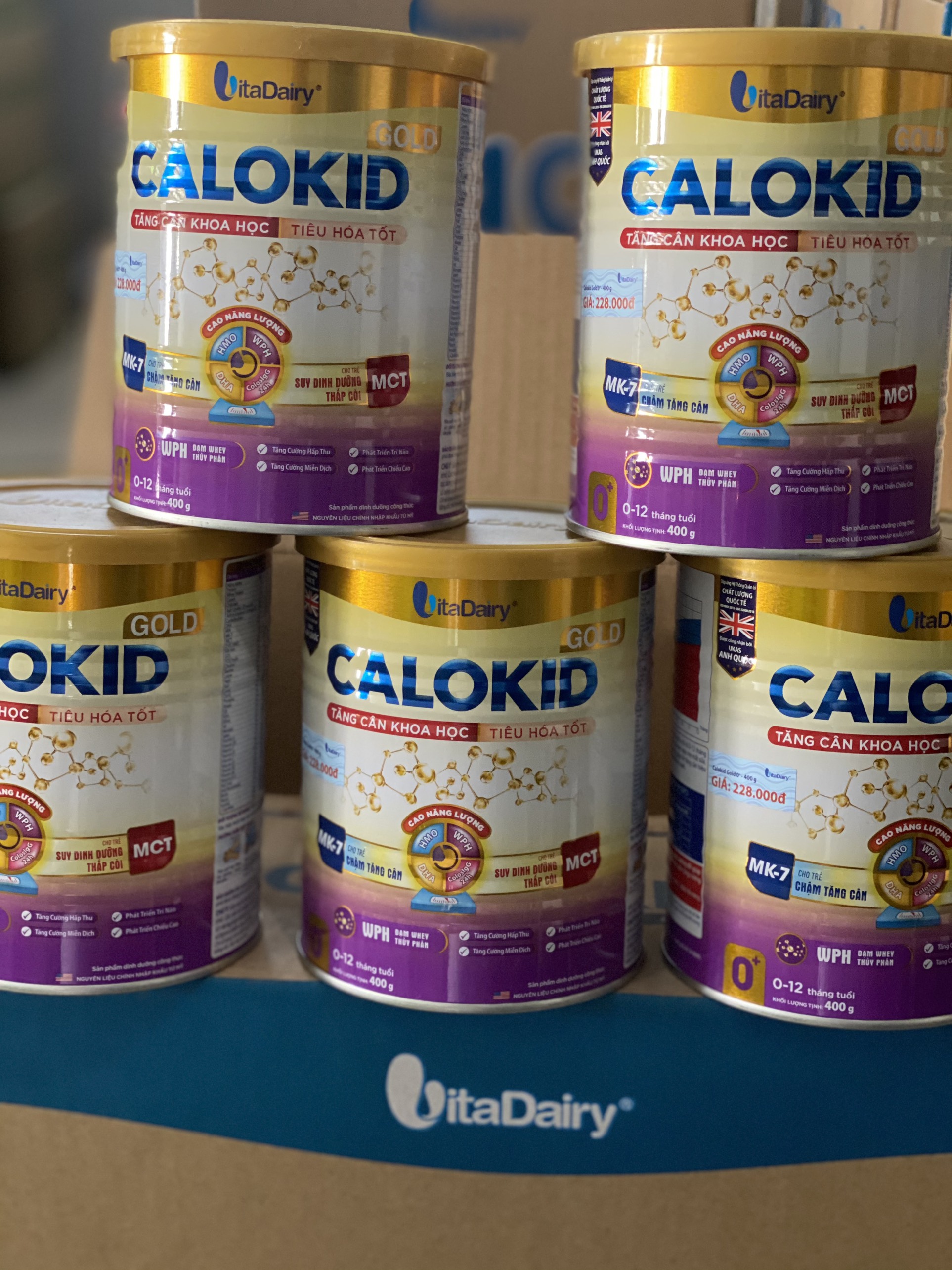 Sữa Calokid Gold 400g (trẻ biếng ăn từ 1-10 tuổi)