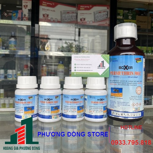 Thuốc diệt muỗi Boxer Permethrin 50EC - Chai 100ml