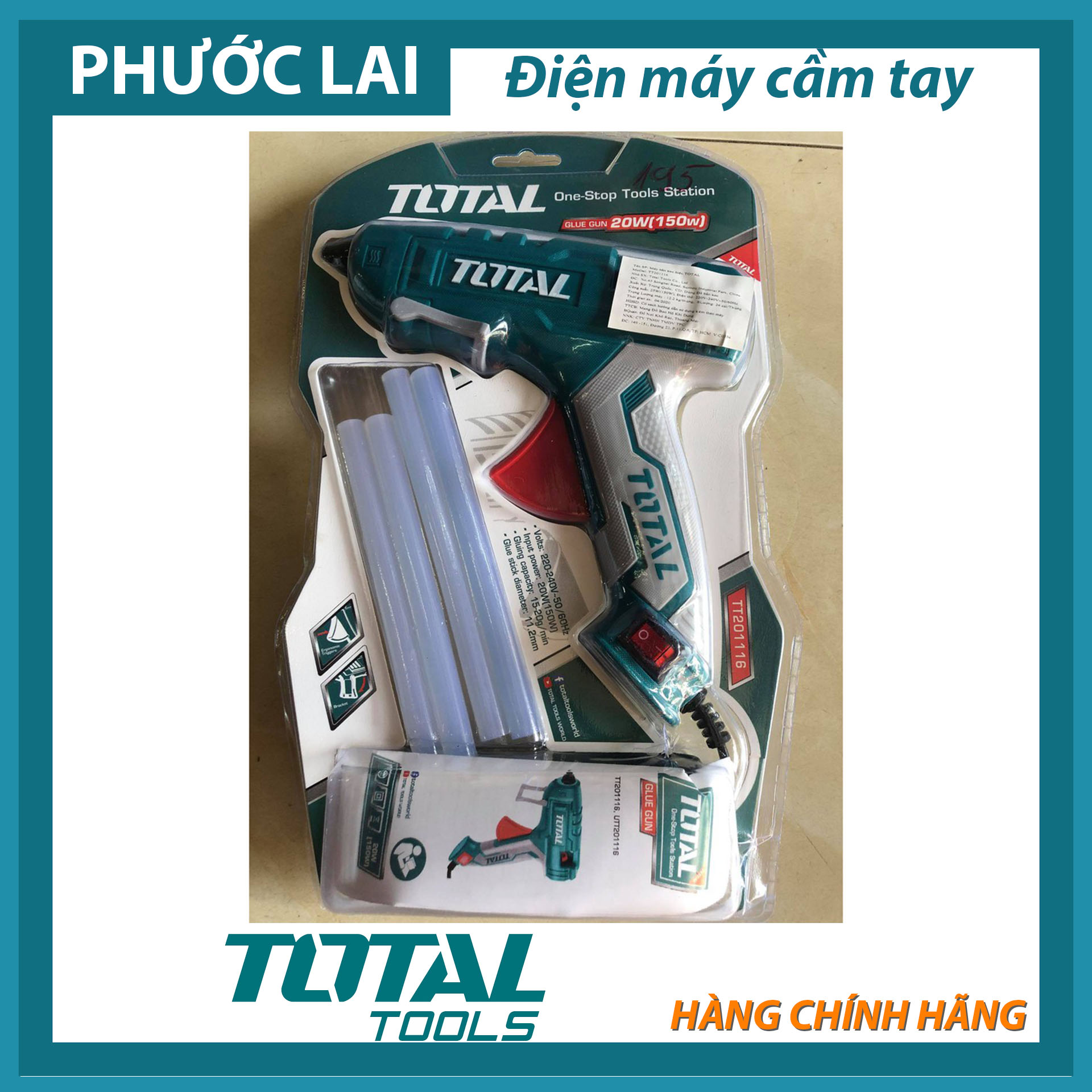 Súng bắn keo Silicon Total TT201116