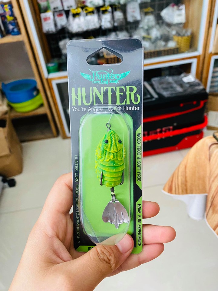 Mồi giả nhái hơi Hunter V4