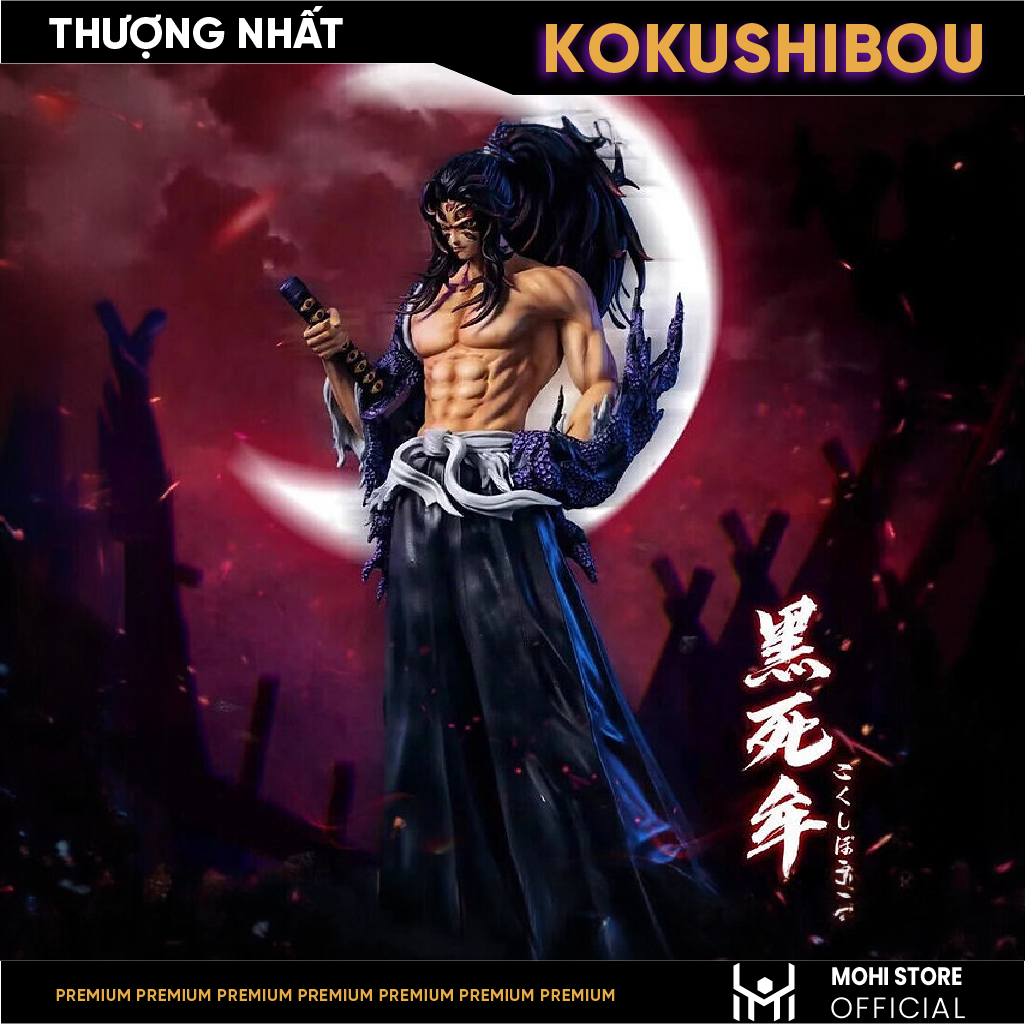 Mô hình thượng nhất kokushibou cao 30cm - no box - kimetsu no yaiba