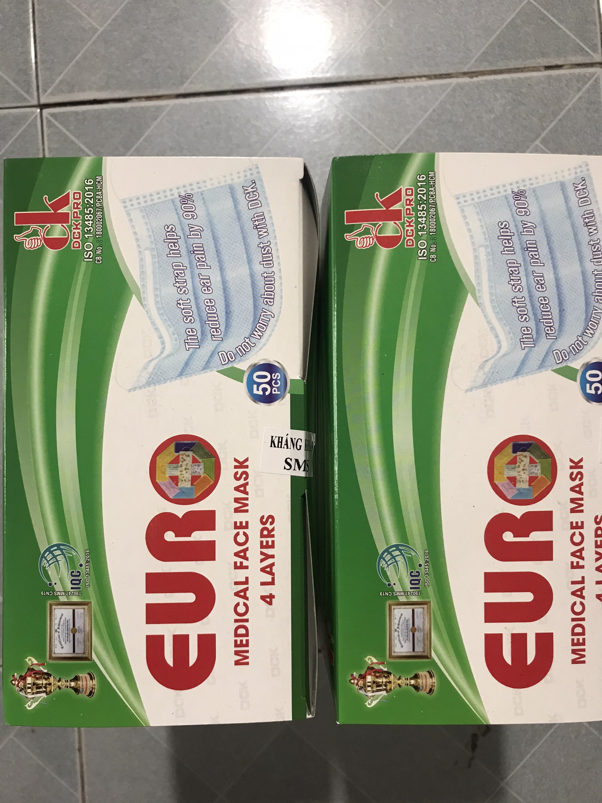 KTYT Euro (50 cái, 4 lớp)