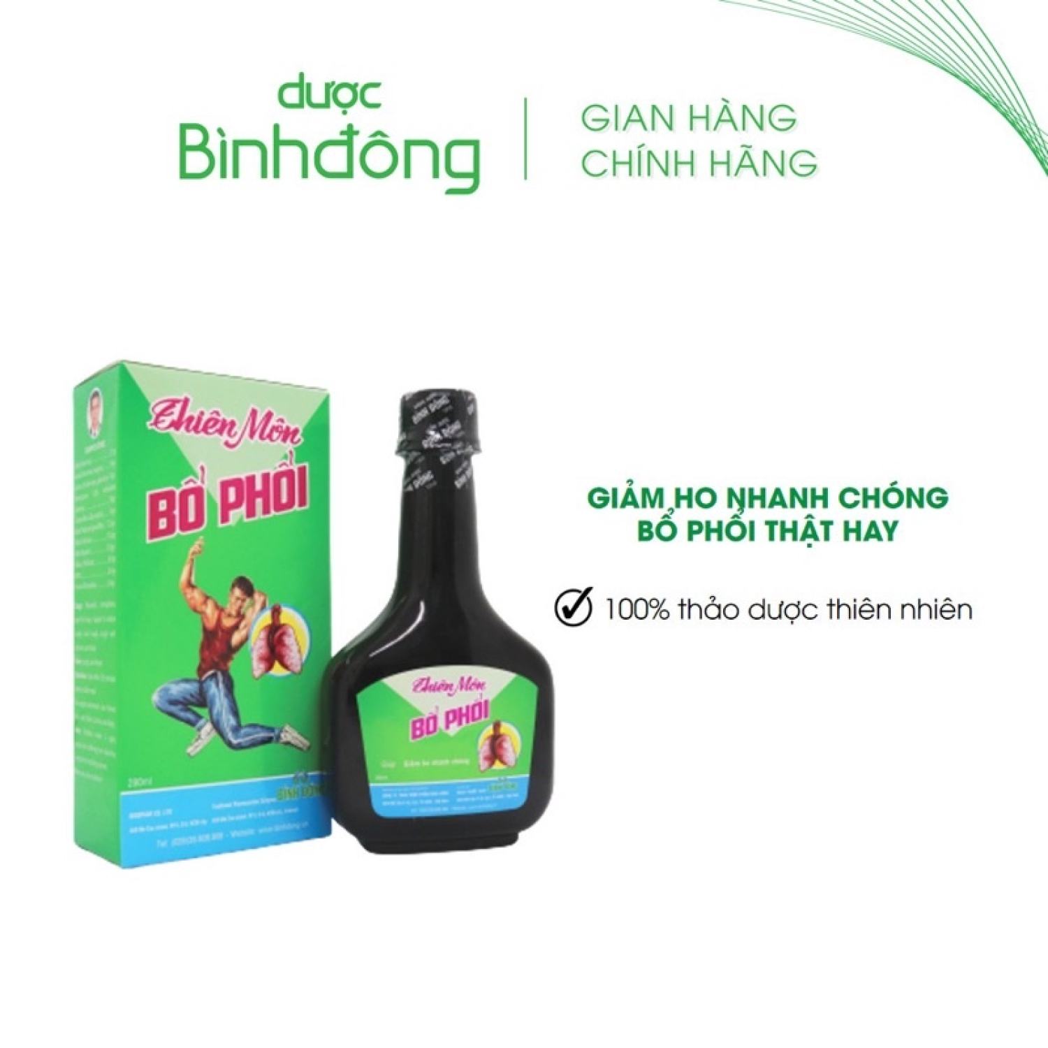 THIÊN MÔN BỔ PHỔI giảm ho long đờm