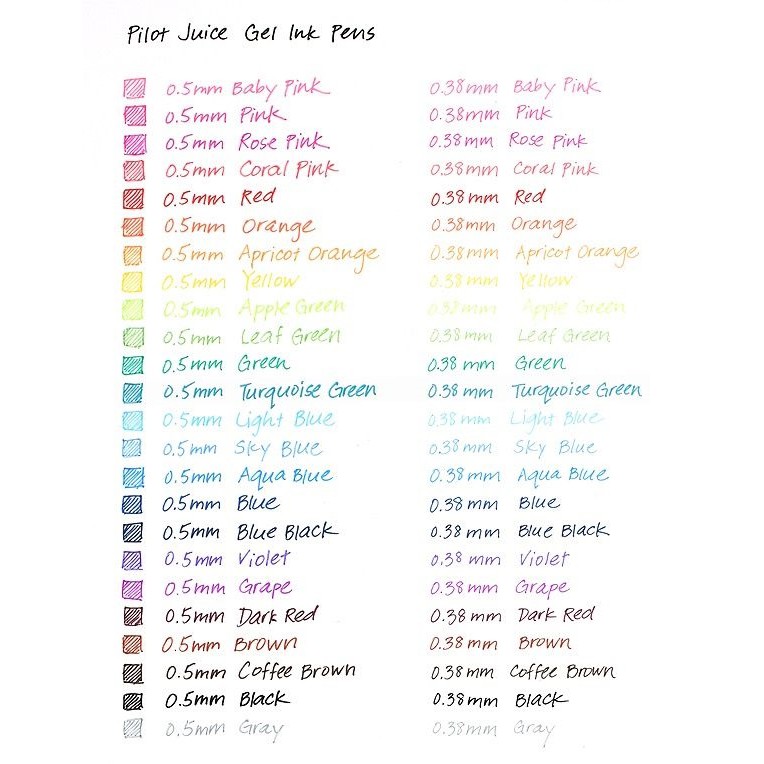 [P1/2] Bút Bi Gel Pilot Juice Lju-10Ef, 0.5mm