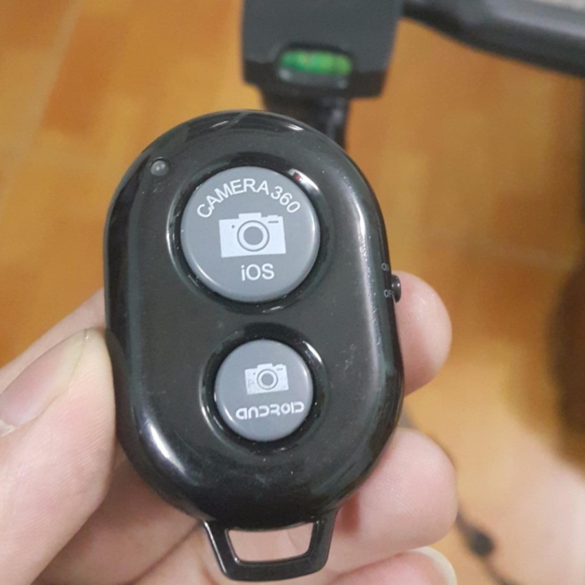Nút Remote Chụp Hình Bluetooth - Đen
