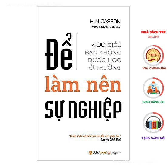 Sách - để làm nên sự nghiệp