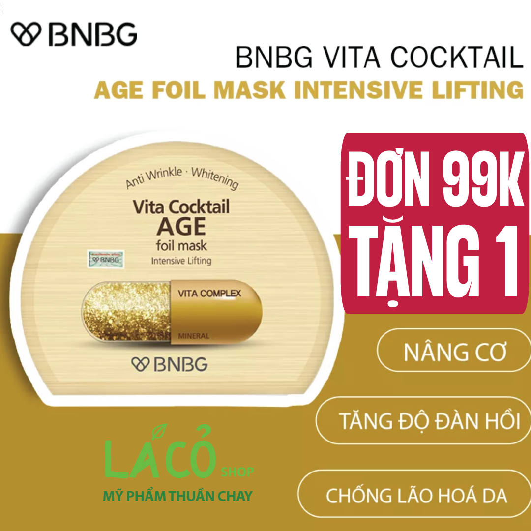Mặt nạ BNBG Vita Mask mặt nạ chính hãng bnbg ngừa lão hóa