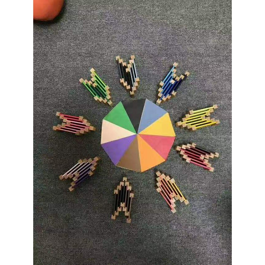 Giáo cụ Montessori - Bảng màu số 3