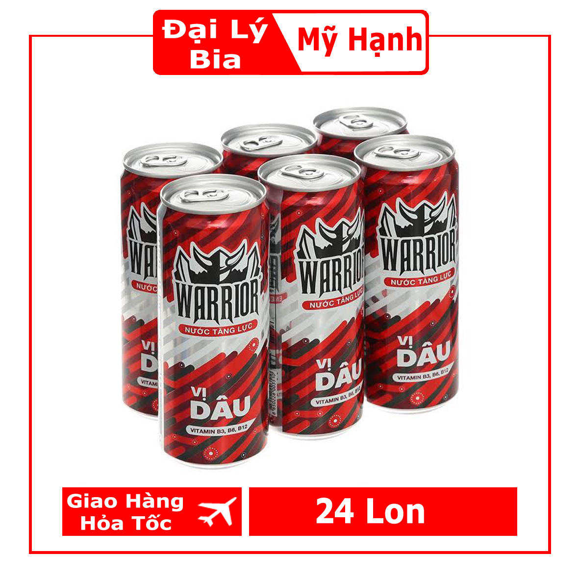 Thùng nước tăng lực Sting Warrior Thái Lan 325ml (24 Lon)