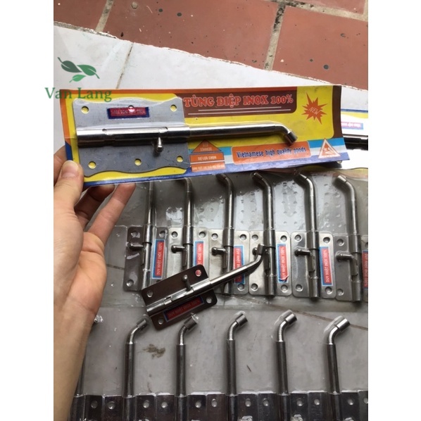 Chốt cửa dọc, chốt dọc inox 10phân, 15phân, 25phân