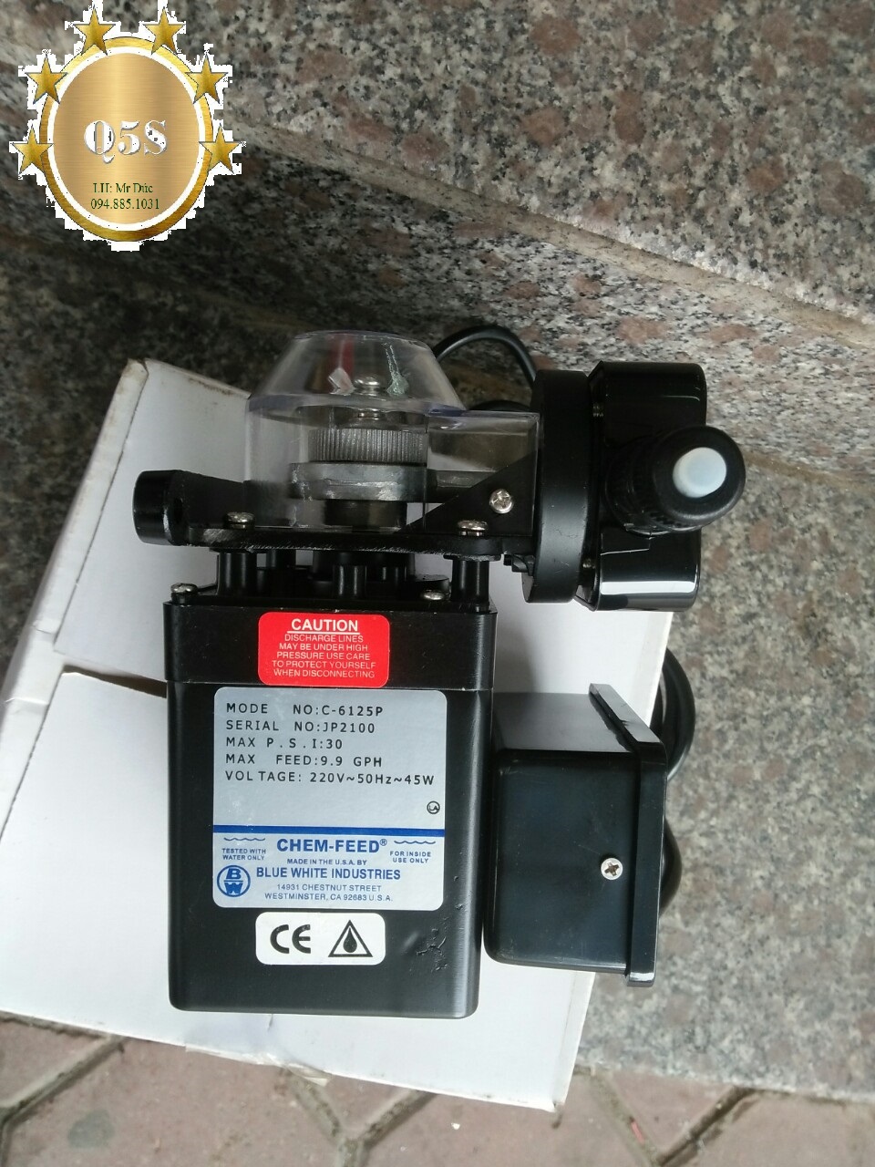 Máy bơm định lượng BLUE WHITE C6125P (30l/h, 45W)