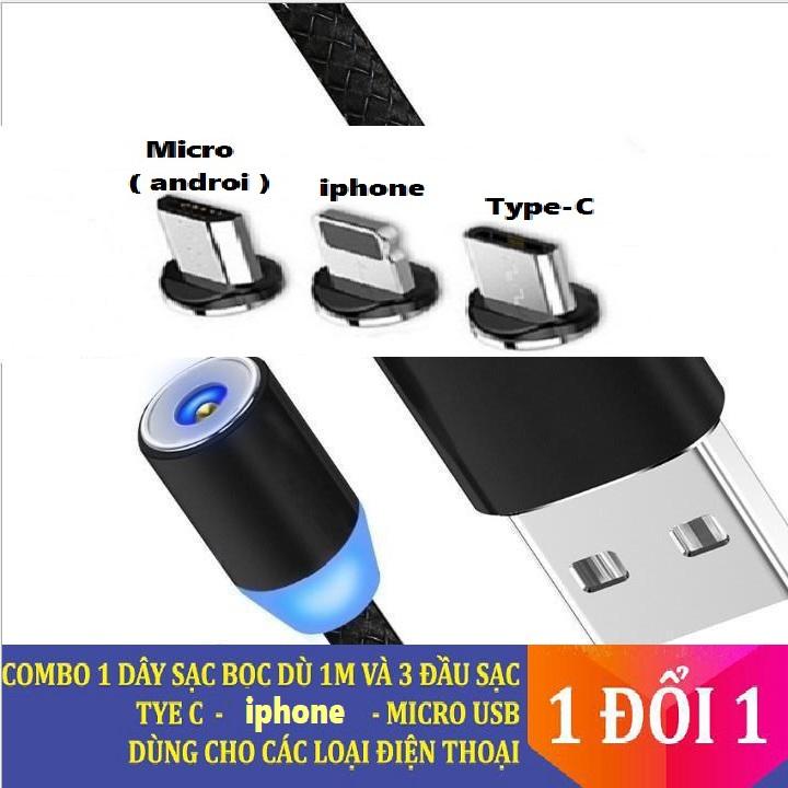 Cáp Sạc Từ Nam Châm Hít Giá Rẻ