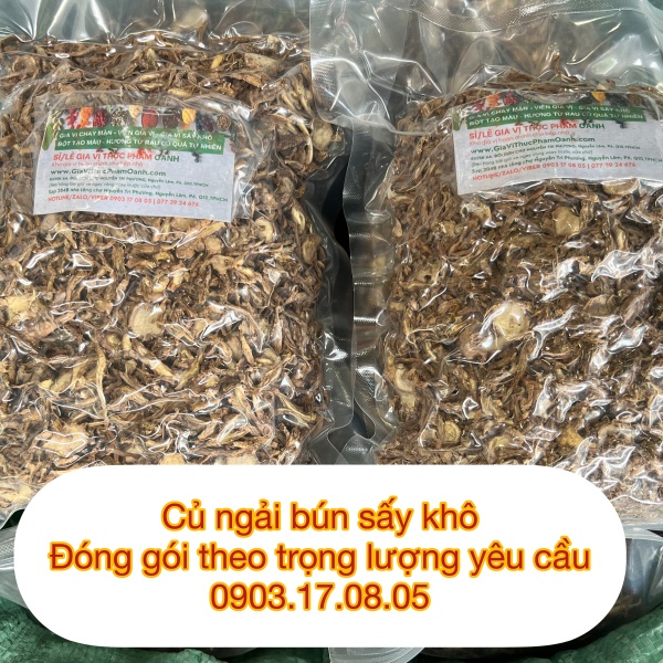 Củ ngải bún sấy khô (từ 50gr)